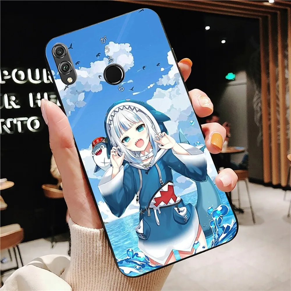 Casing ponsel Gawr Gura hololive, untuk Huawei Honor 10 lite 9 20 7A 9X 30 50 60 70 pro plus Cover silikon lembut