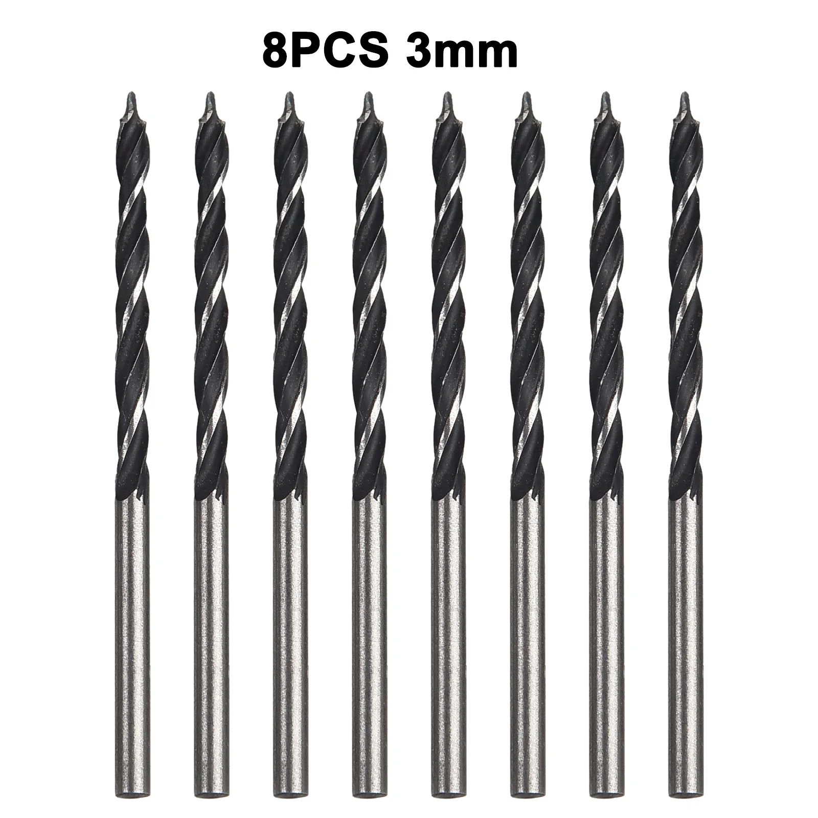 

8pcs High Carbon Steel Wood Drill Bit Woodworking Drill Bit With Center Point Electric Drill Punch Hole Opener Power Tools