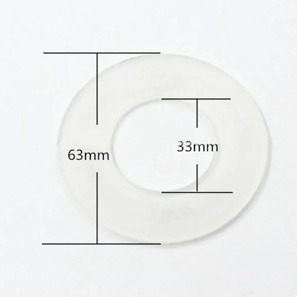 5PCS Silikon Gummi Spülventil Dichtung Unterlegscheibe Membran Ultradünne Unterlegscheibe Flache Ring Dichtung Unterlegscheibe Dichtung Für Alle Geberit Spülventile – Detail 4