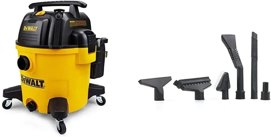 DEWALT DXV10P 10 Gallon Wet Dry Vacuum Bundle with Workshop Wet/Dry Vacs Vacuum Accessories