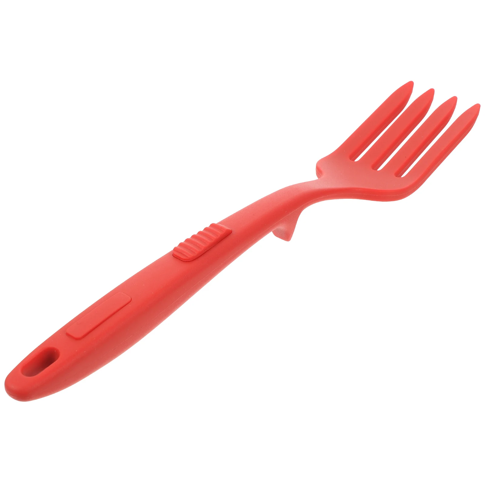 

Silicone Cooking Fork Kitchen Ergonomic Reusable Utensil Pasta Safe Smooth Edge Practical Camp Hotel Restaurant