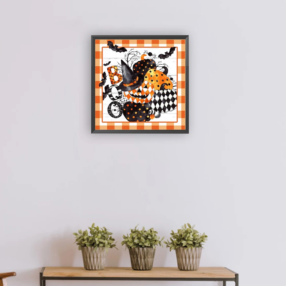 

5D DIY Full Round Drill Diamond Painting Pumpkin Kit Home Decor Art Craft30x30cm