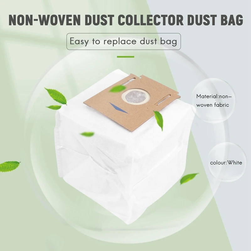Confezione da 8 sacchetti per aspirapolvere per Ecovacs DEEBOT OZMO N8 920 950/T5 T8 T9 serie DX93 DDX96 sacchetti per aspirapolvere Robot