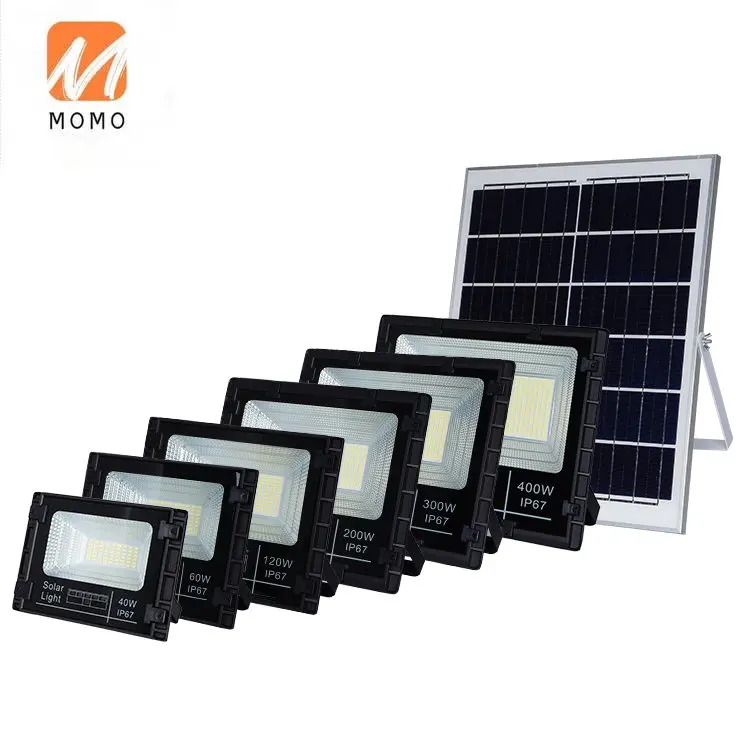 Enough Power Waterproof IP65 40w 60w 120w 200w 300w 400w 500w 1000w ABS Smd Led Solar Flood Light