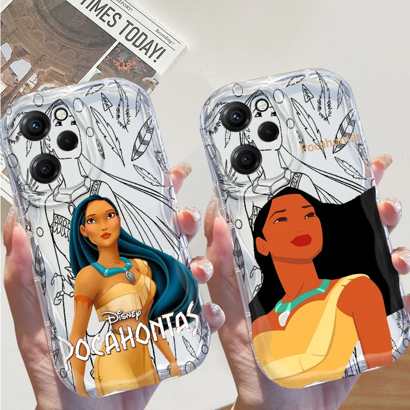 Disney Pocahontas Cream Phone Case For OPPO Realme C 20 21 25 30 31 33 35 55 65 67 S Y A Narzo 20 30 50 Pro GT3 silicone Funda