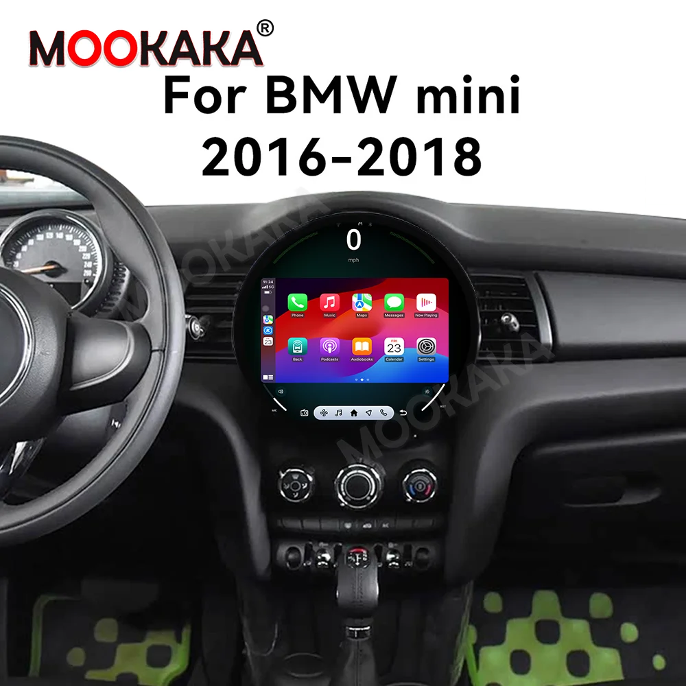 

Android 14.0 авто стерео 8G + 256 ГБ для BMW Mini 2016-2018 автомобильный радиоприемник беспроводной Carplay 11,7 "экран 4K GPS навигация DSP головное устройство