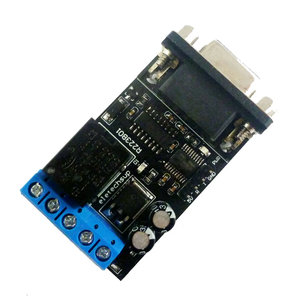 R223B01 DC 12V 1 Channel DB9 Serial Port Time Delay Relay RS232 UART Multi-function Remote Control Switch Relay Board