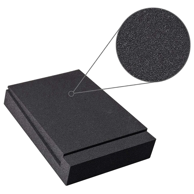 4Pcs Acoustic Panels Foam Suitable For 5 Inch Speakers High-Density Acoustic Foam Prevent Vibrations And Fit Most Stands