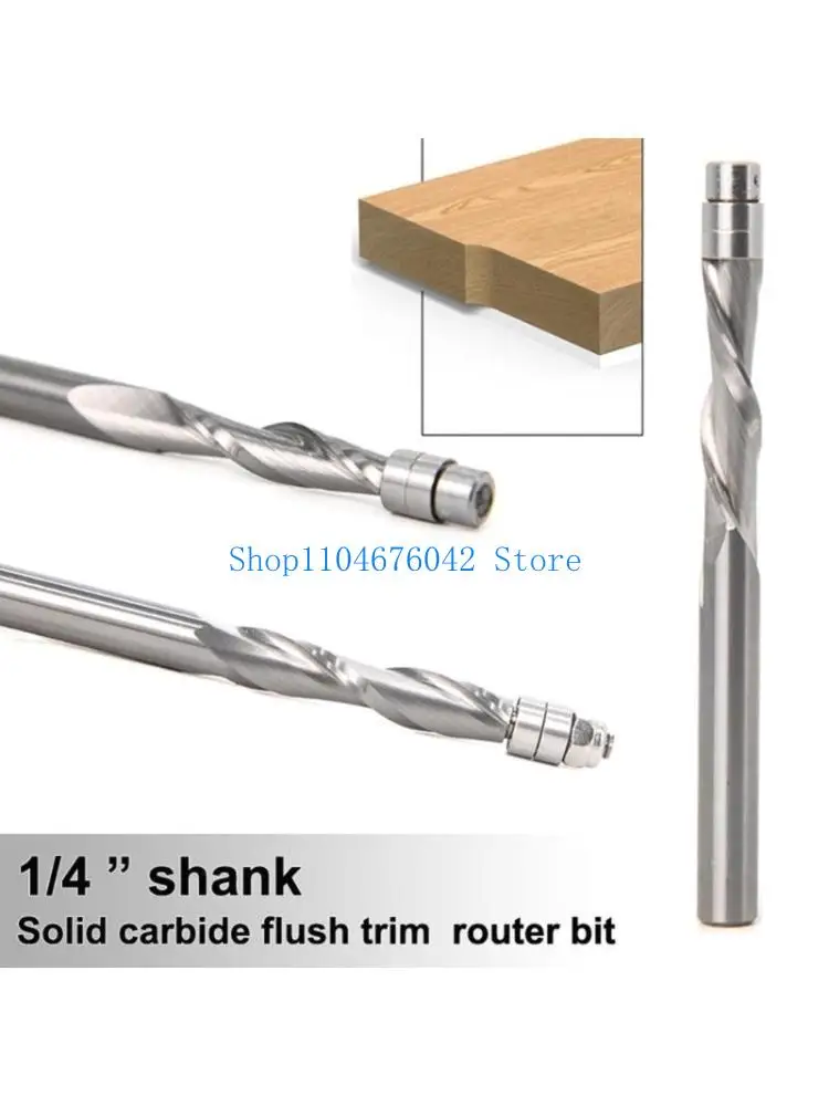 5asd 6mm Shank Up Down Milling Cutter Router Bits Steel End Mill Cutter