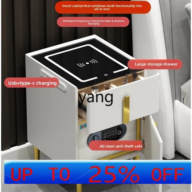 lmm Household Small Multi-Functional All-Steel Safe Wireless Charging Smart Control Alarm Invisible Safe