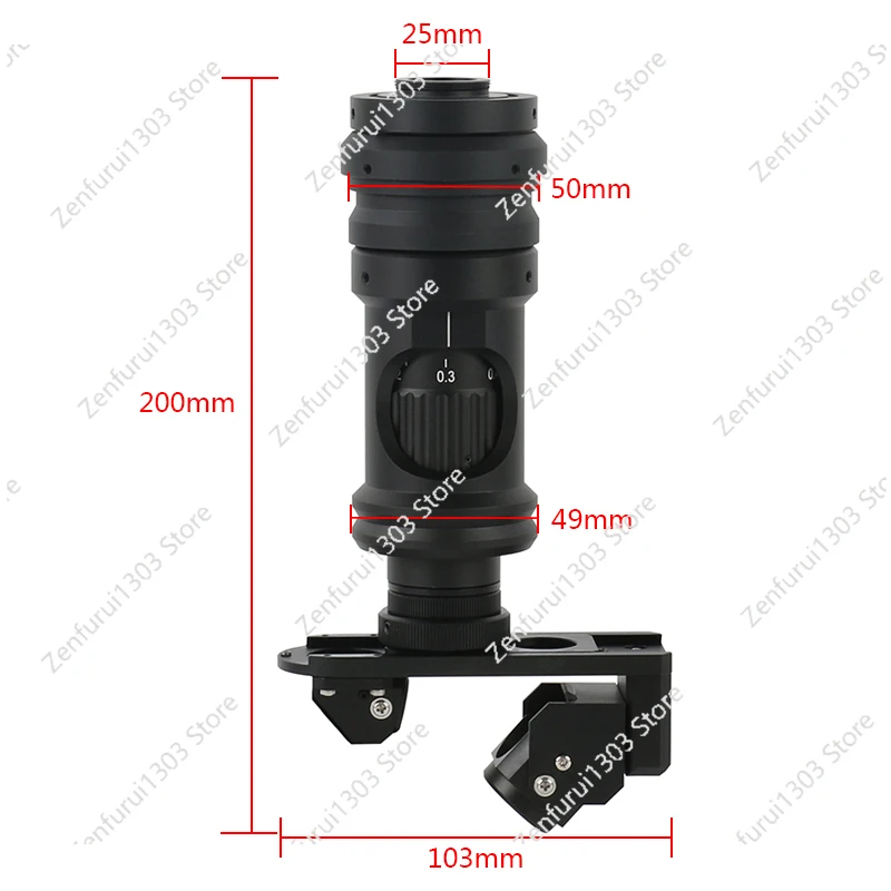 2D 3D Switch C-mount Lens 180X 360-degree Observation Industry PCB Solder Lab Detected Digital Microscopio Camera Eyepieces