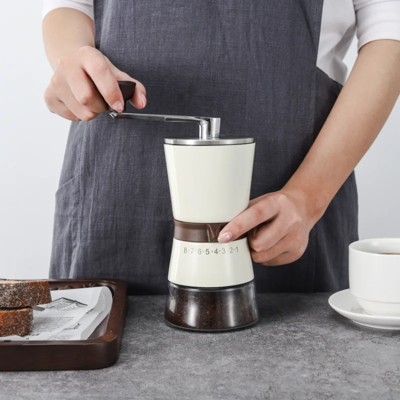 Bean Grinder Hand Crank Coffee Bean  Household Small Hand  Coffee Machine Fresh  Hand  Dinning Room Table and Chairs Set