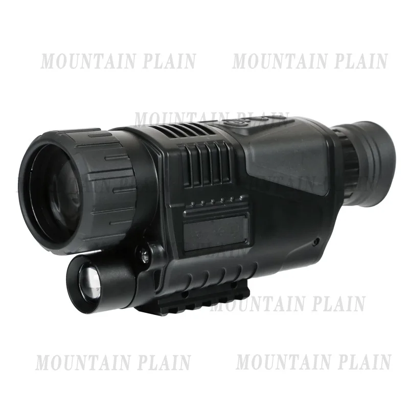 Infrared Night Vision Device 5X42 Monocular Telescope Low-light Digital Dv Day and Night Photo Video Black Maple Leaf