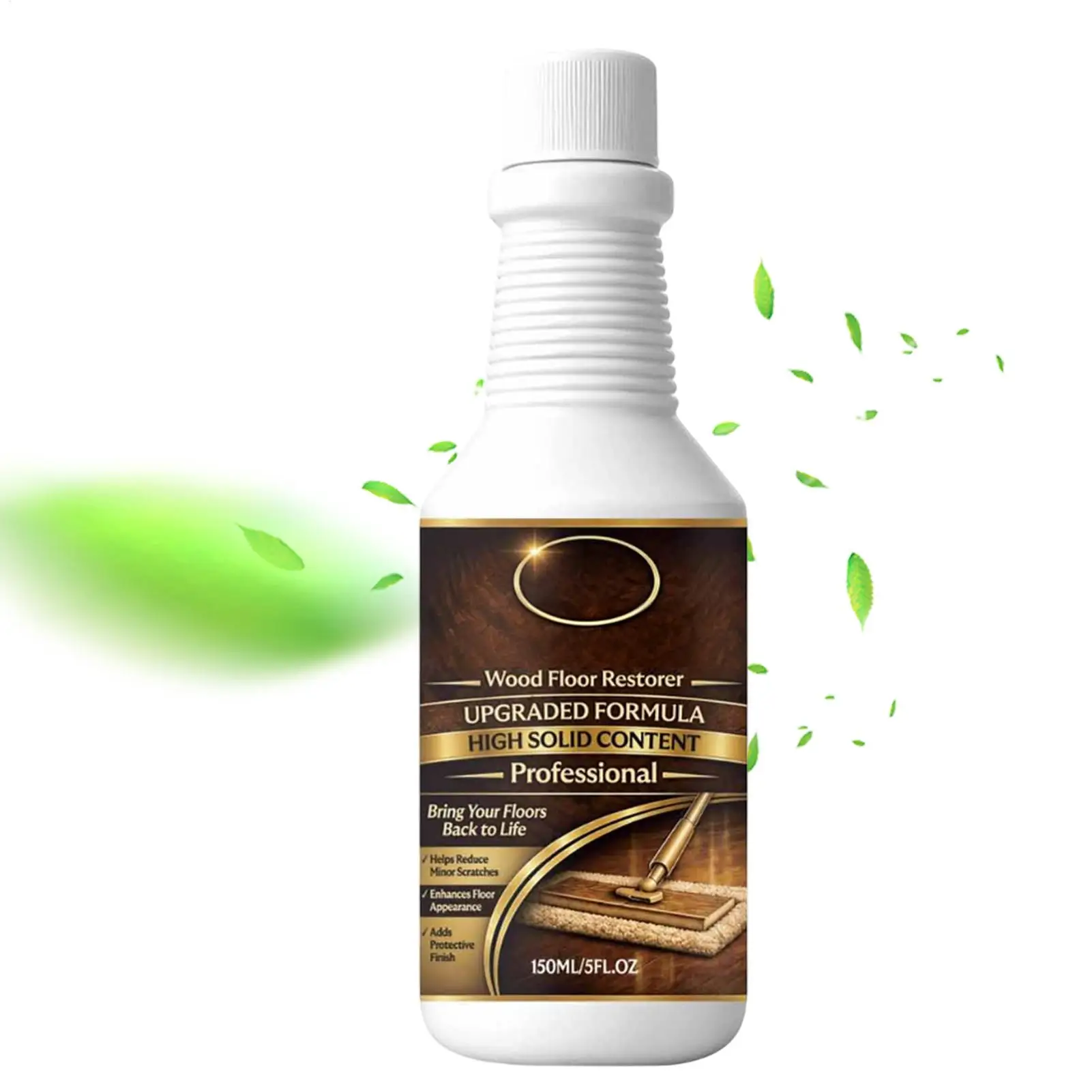 Wood Floor Restorer 150ml Repair Polishing Hardwood Floor Shine Restore for Homeowners Landlords Professionals Home Office
