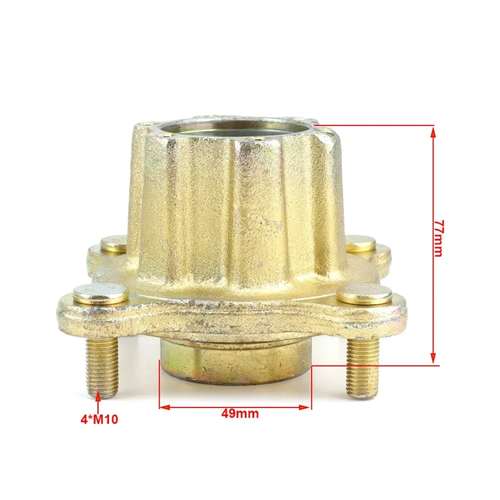 

17mm-20mm 110MM*4 Stud Front Disc Brake Wheel Hub Fit For kandi 110cc 150cc 200cc Go Kart Buggy Karting ATV Quad Bike Parts