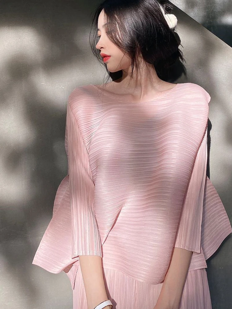 

Fashionable Long Sleeve Spring Autumn Women's Outfit Slimming Top And Half Skirt Set Casual Style round Neck Two Piece Set