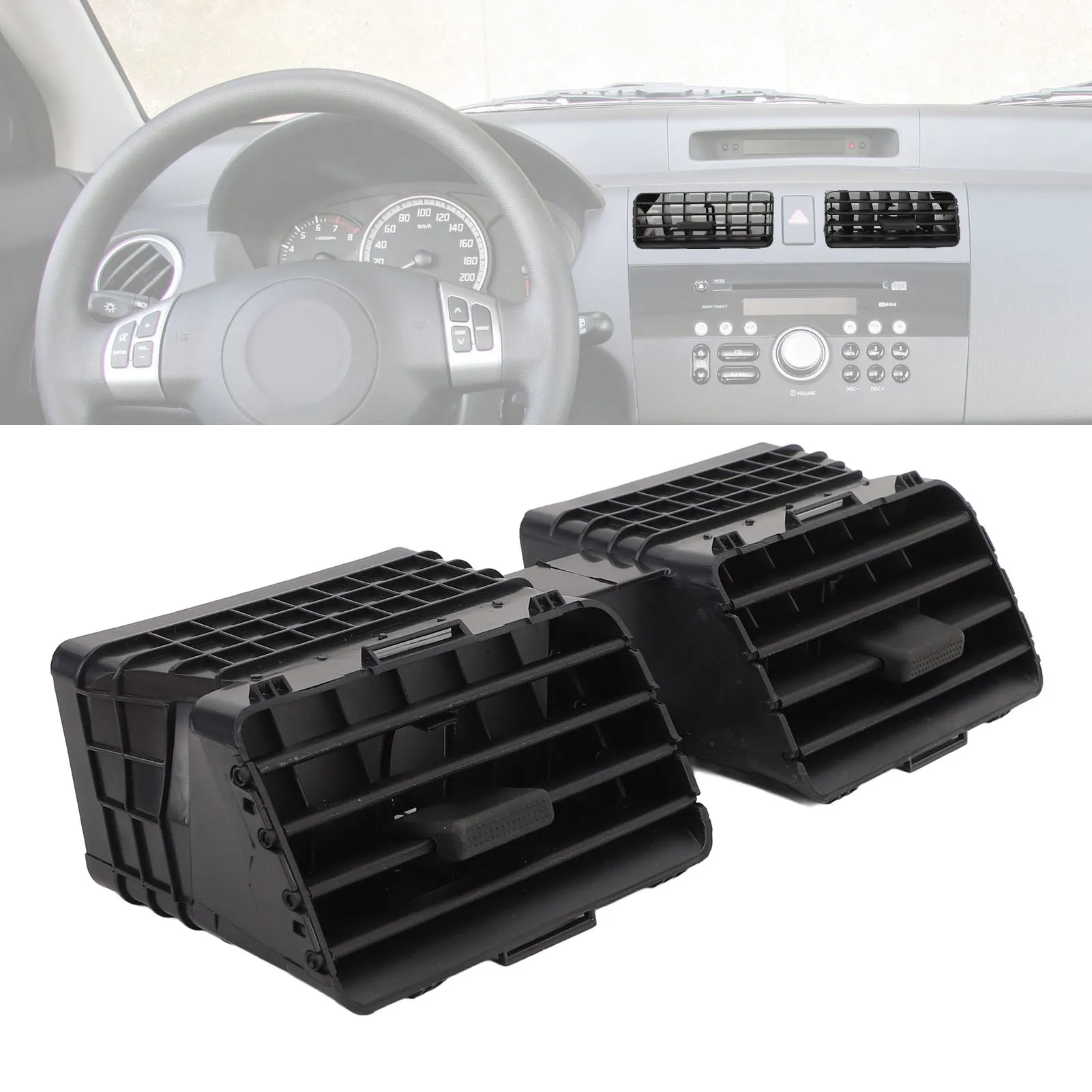 

Car Front Center Dash Air Vent Panel 73610‑77J00 Dashboard Air Conditioning Outlet Grille for Suzuki Swift RS 2004‑2010