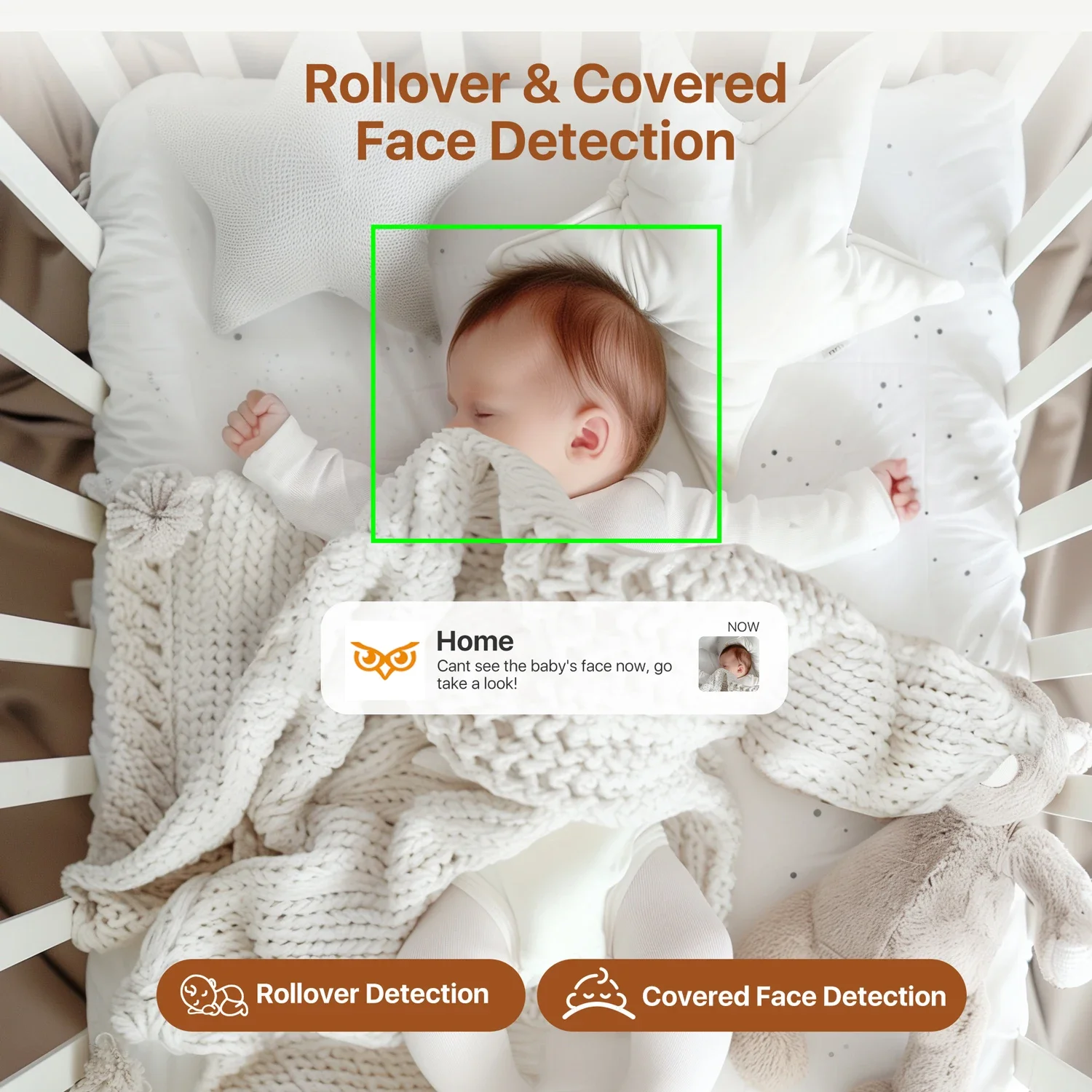 Cheap WiFi Baby 4MP Ultra HD Security Camera for Home with Crying Detection Night Vision Smart Home Indoor Nanny