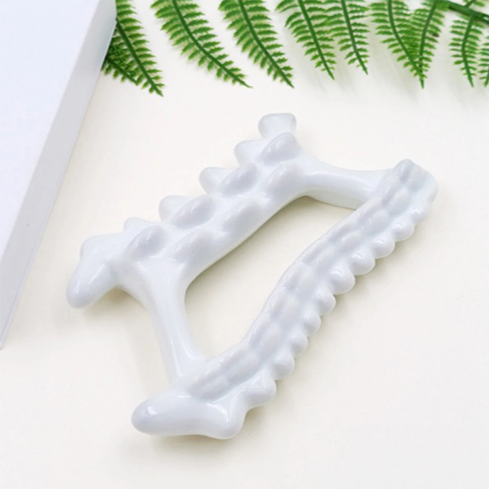 

Biomimetic thumb massage tool,full body scraping tool,ceramic material,suitable for muscle relief,massage,and meridian relaxatio