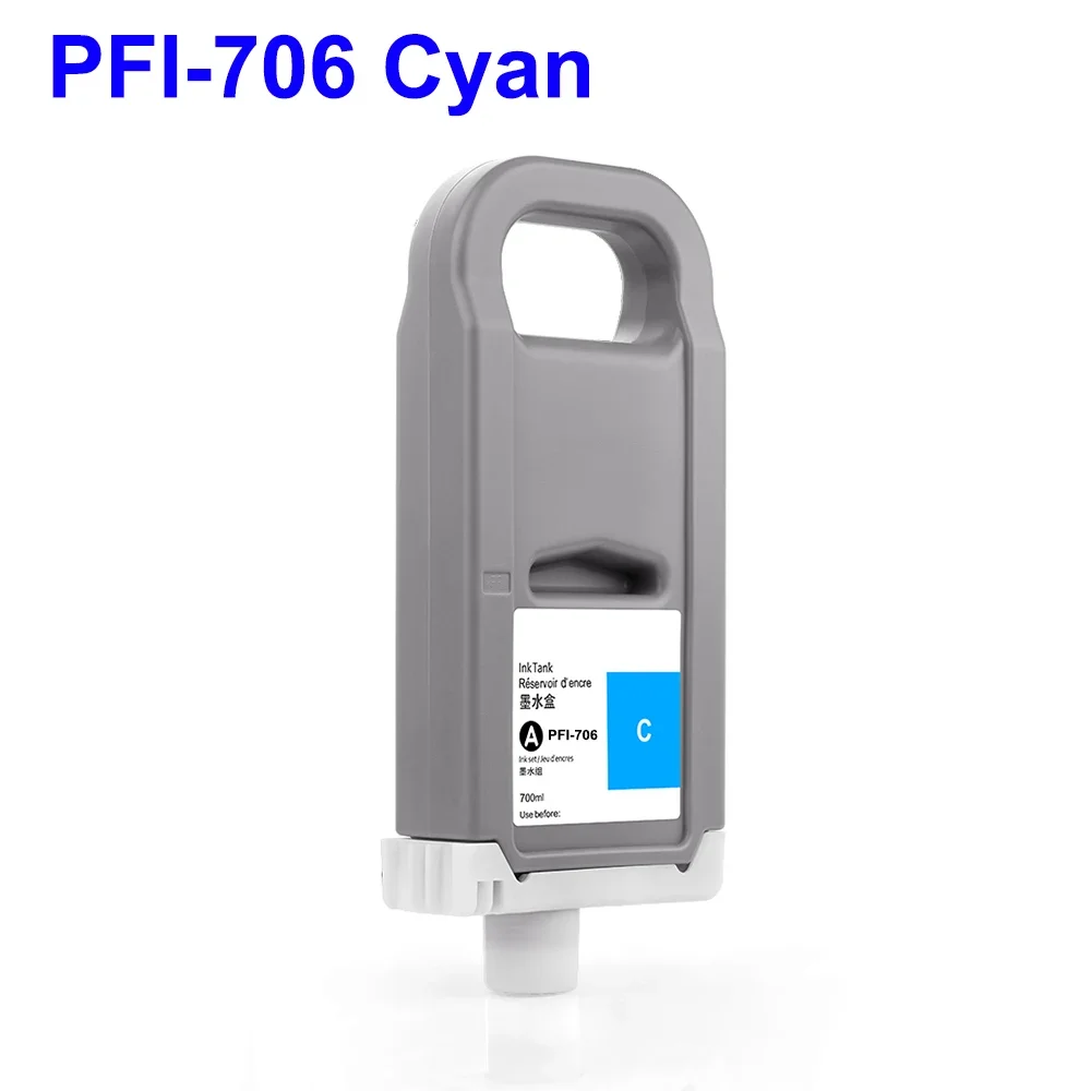 PFI706 PFI-706 compatible ink cartridge 100% Stable for Canon PFI706 IPF 8400 IPF9400 IPF8410 IPF9410 printer with pigment ink