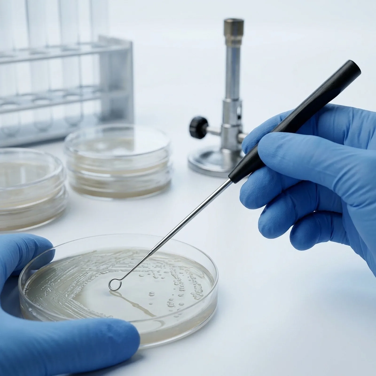 Stainless Steel Inoculation Loop with Nichrome Rings Reliable Tools for Mycology and Agar Plate Experiments  Stainless