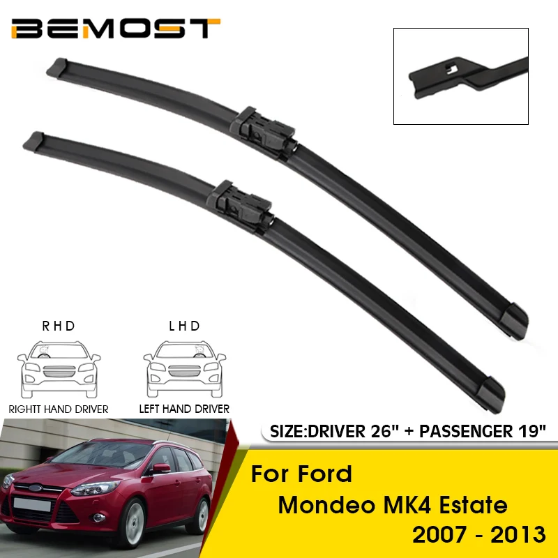 Car Wiper Blades For Ford Mondeo MK4 Estate 2007-2013 Windshield Windscreen Front Window Blades 26