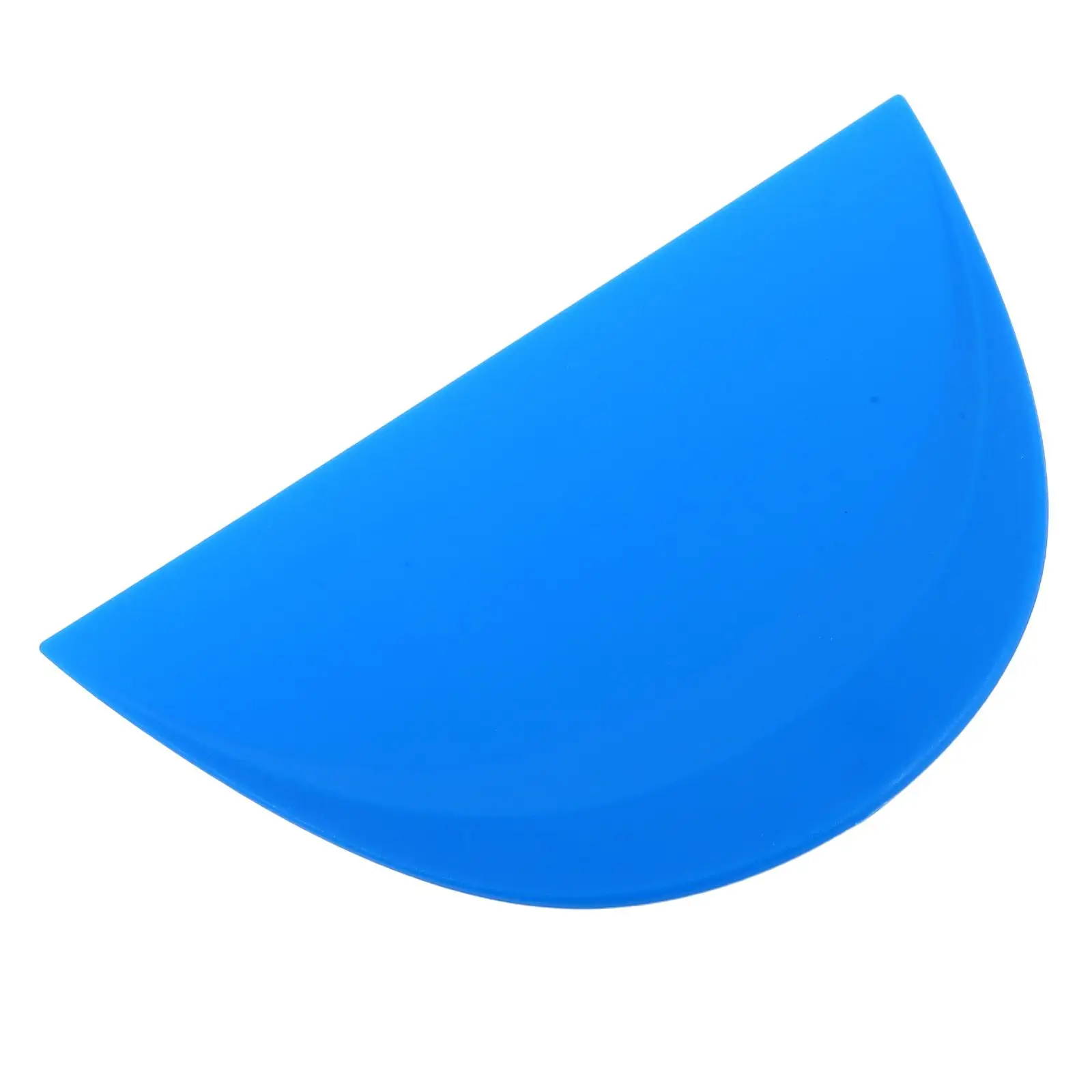 Plastic Car Scraper Semicircular Soft Edge Transparent Film Squeegee Vehicle Wrap Application Truck Detailing Tool Kit