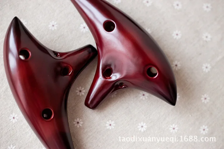12-Loch Keramik-Ocarina in Alto-C-Stimmung für Anfänger Präzise Intonation Musikinstrument Ocarina – Detail 4