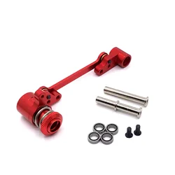 Upgrade Metal Steering Assembly For WLtoys 144010 144001 144002 124016 127017 124018 124019 LC 1/14 RC Car Parts