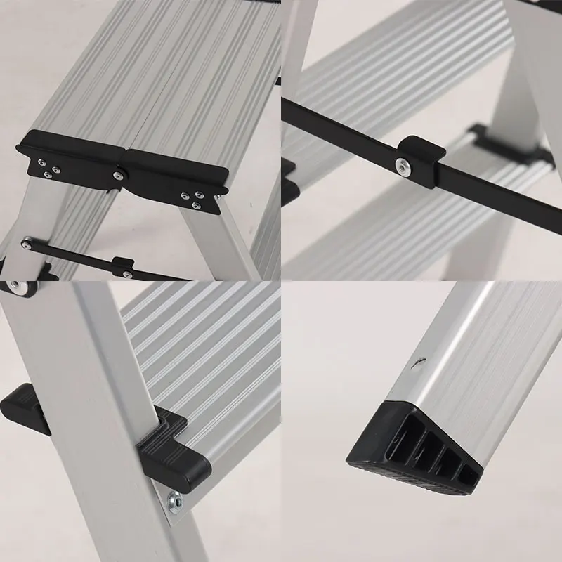 Portable Twinbo Escalera De Aluminio Industrial Design Telescopic Aluminum Ladder for Outdoor Home and Warehouse Use