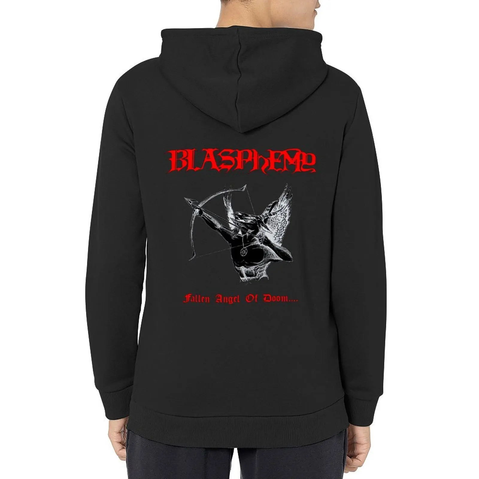 

Blasphemy - Fallen Angel of Doom Hoodie autumn clothes for men men clothing mens clothes designer hoodies