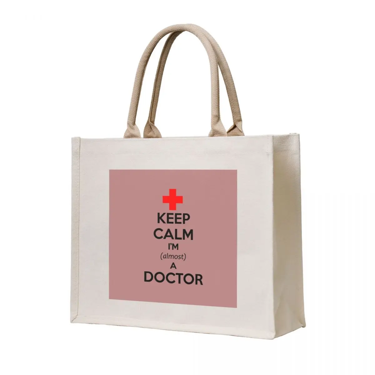 

Medical Student Gifts - Keep Calm I'm Almost a Doctor Funny Gift Ideas for Med School Students & Graduation for Future Tote Bag