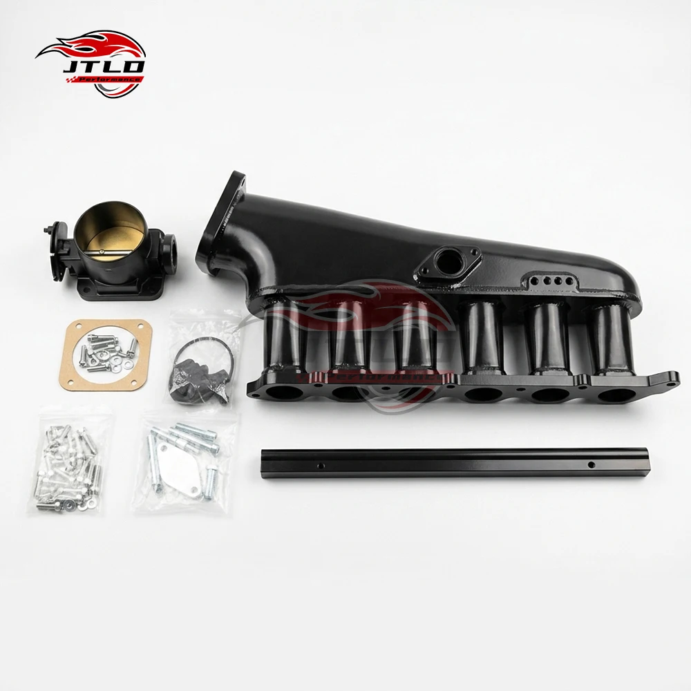Billet Aluminum Intake Manifold Kit, Professionally Fabricated With Fuel Rail & Throttle Body For Toyota 2JZ GTE