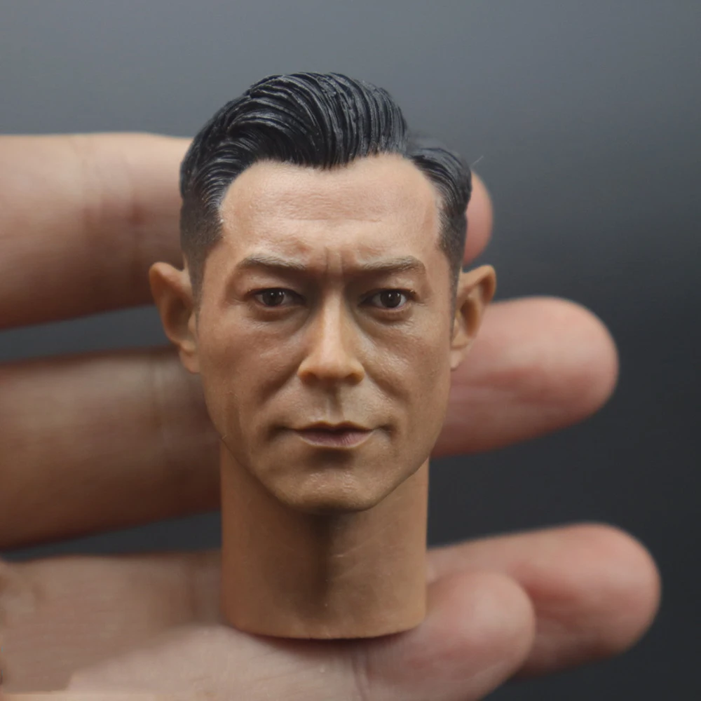 

1/6 Asia HK Superstar Louis Koo Tin Lok Neck Male Head Sculpt Carving Elder Version Fit 12" Male BD001 B001 Action Figure