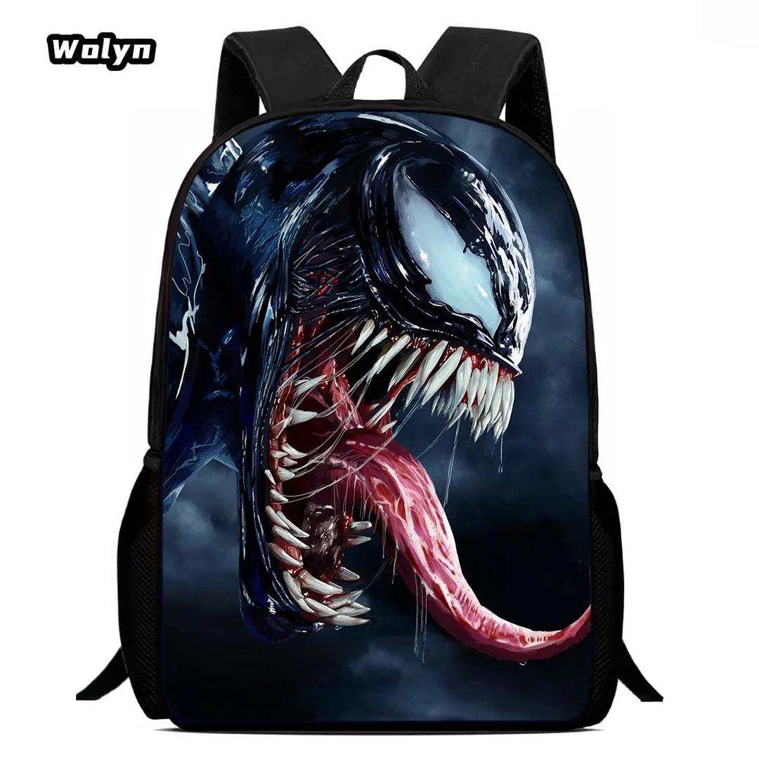 Cartoon School Backpack for Boys Girls,Anime Movie v-ve-n-nom Child Bags for School,Light Weight School Bags for Kindergarten