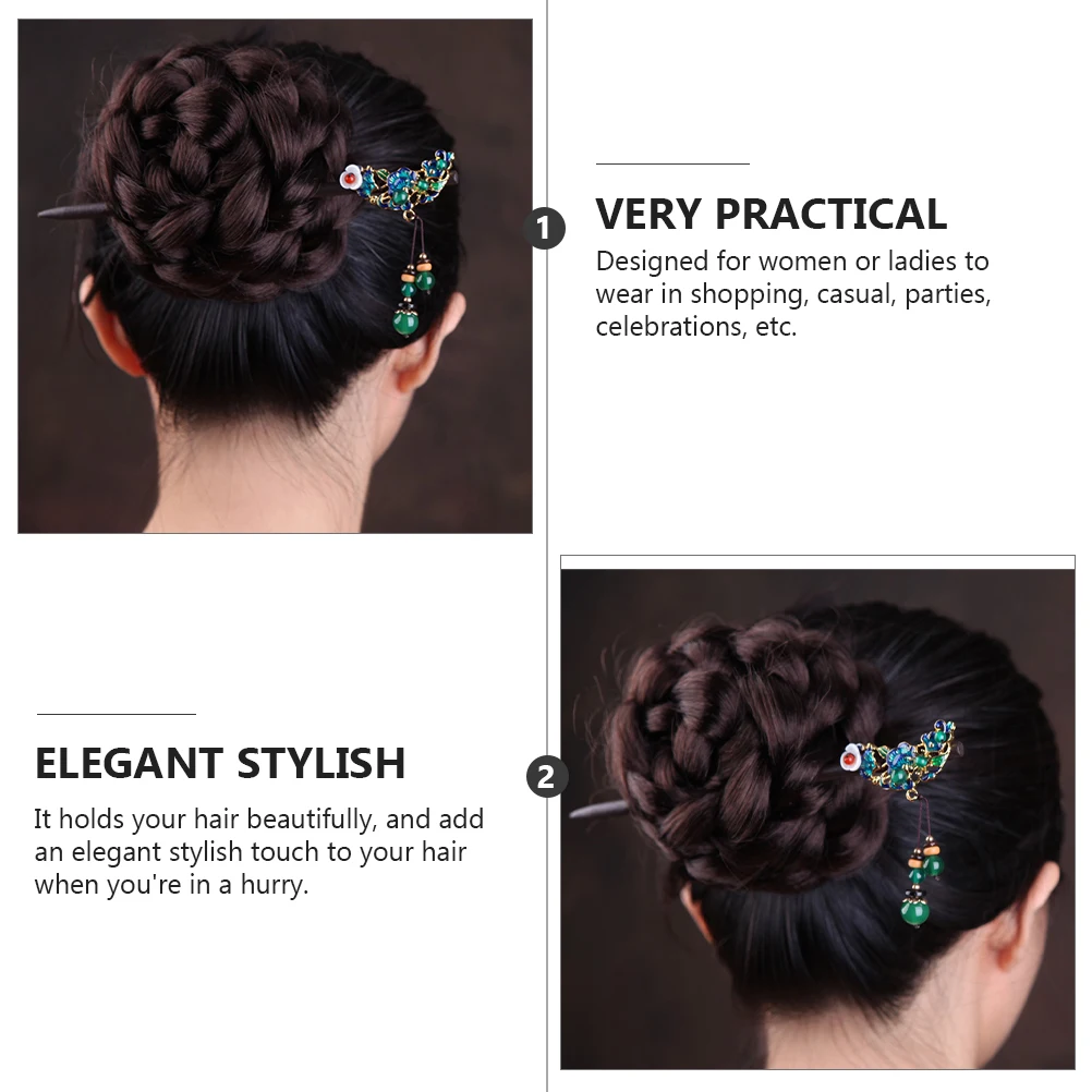

Retro Hairpin Chinese Style Delicate Hair Stick Elegant Hair Decor Stylish Headdress For Women Casual Party Celebration Unique