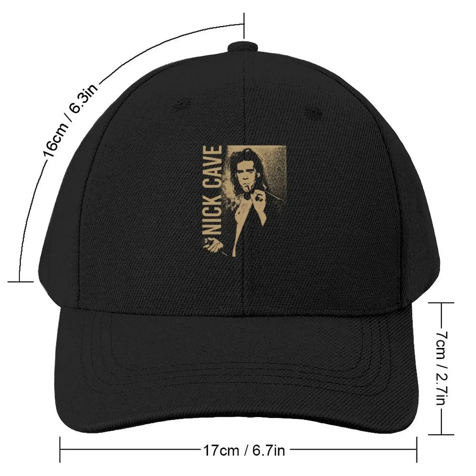 Nick Cave And The Bad Seeds Signature Music Band Baseball Cap western Hat Mountaineering Mens Hats Women's