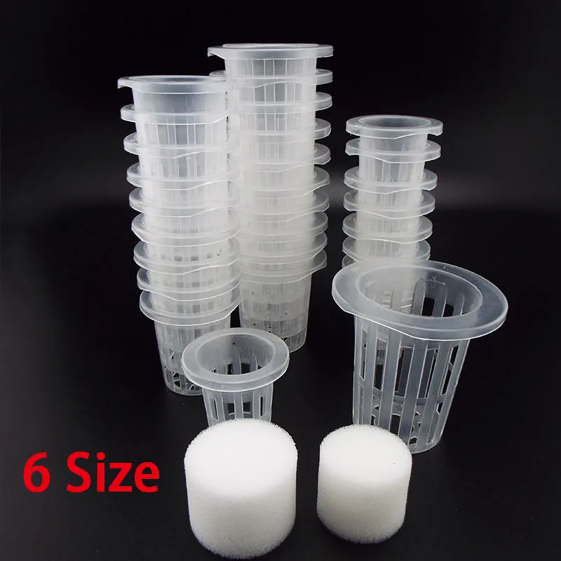 

10pcs Sponge Planting Basket Net Soilless Hydroponic Vegetables Nursery Cup Growing Cloning Collar Garden Cultivation System