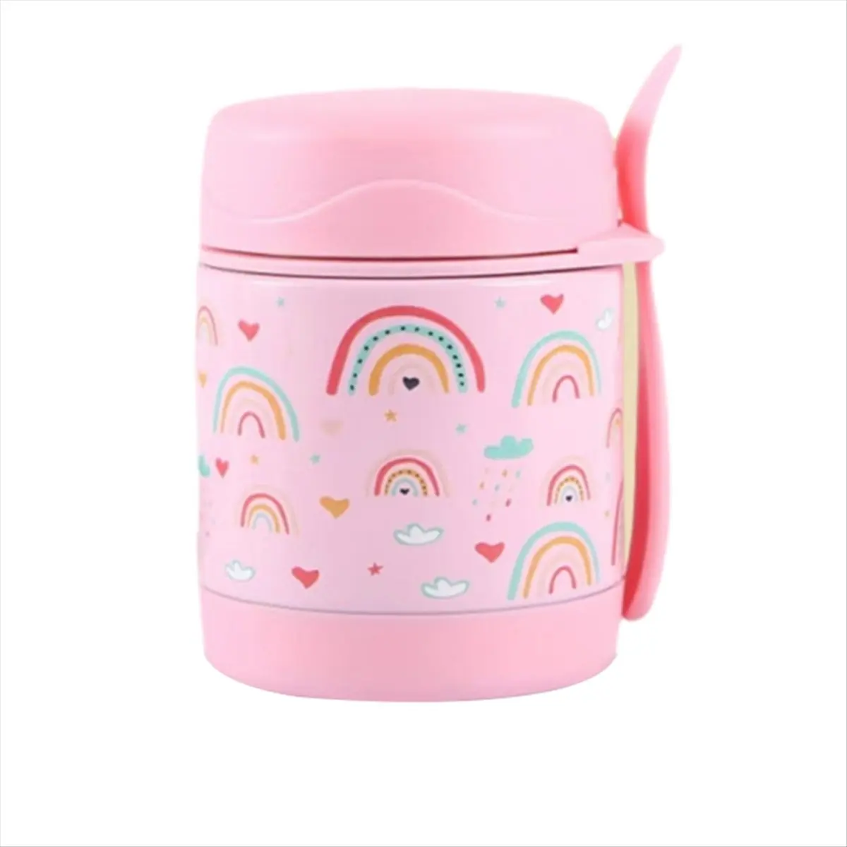 （ON SALE）10oz Soup Thermo for Hot Food Kids with Spoon Hot Insulated Food Containers Wide Mouth Lunch Food Thermo Jar