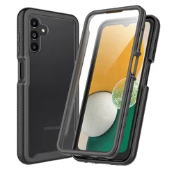 PET Screen Protection Shockproof Case For Samsung Galaxy A13 A12 A22 A32 5G A52 A51 A71 A21S TPU Frame Plastic Back Cover