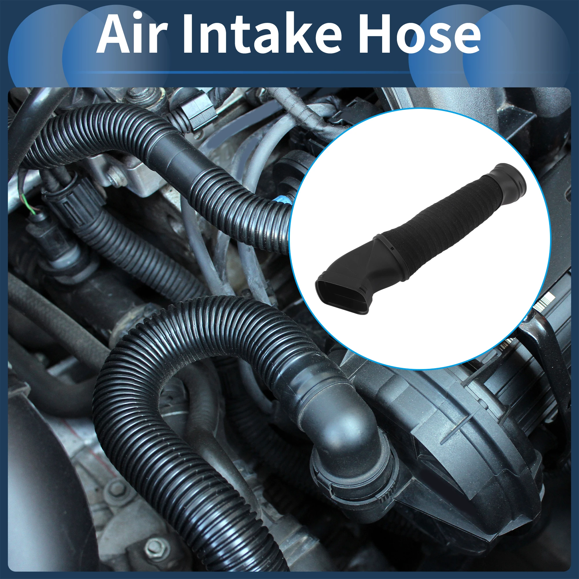 X Autohaux Engine Air Intake Hose for Mercedes Benz Air Cleaner Intake Hose No.2720903482