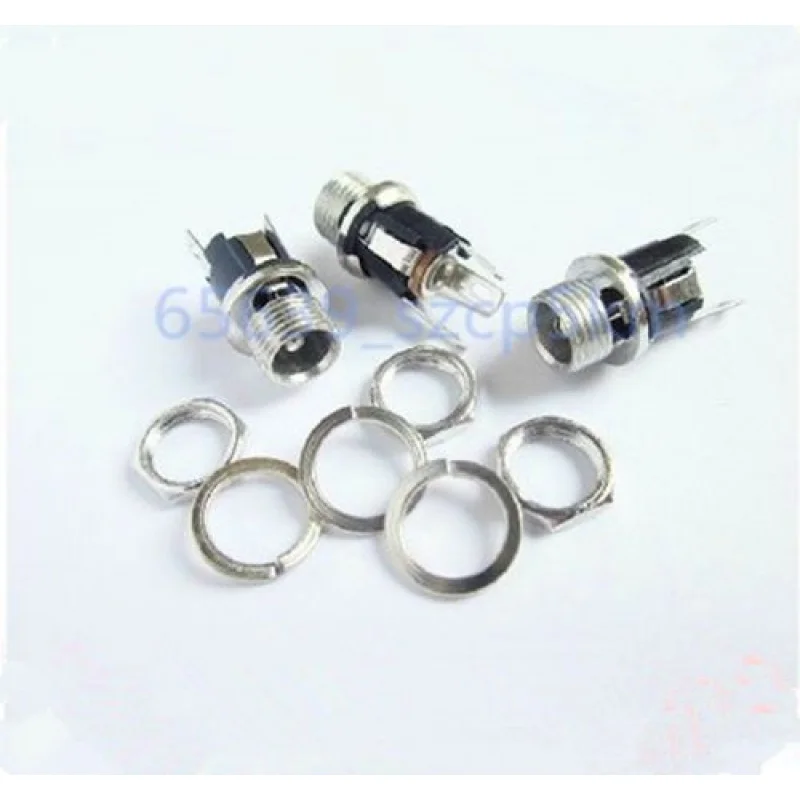 PP+ 20PCS 5.5 x 2.1 mm DC Power Supply Jack Socket Female Panel Mount Connector