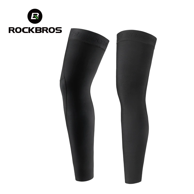 

ROCKBROS Winter Leg Warmers Cycling Sports Leg Warmer Men's Women's Breathable Nylon anti-slip Legging Running Bodybuilding