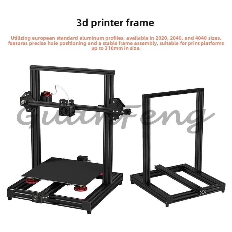 

235/310mm Hot Bed 3D Printer DIY Accessories Set Aluminum Alloy Outer Frame Ender3 CR-10