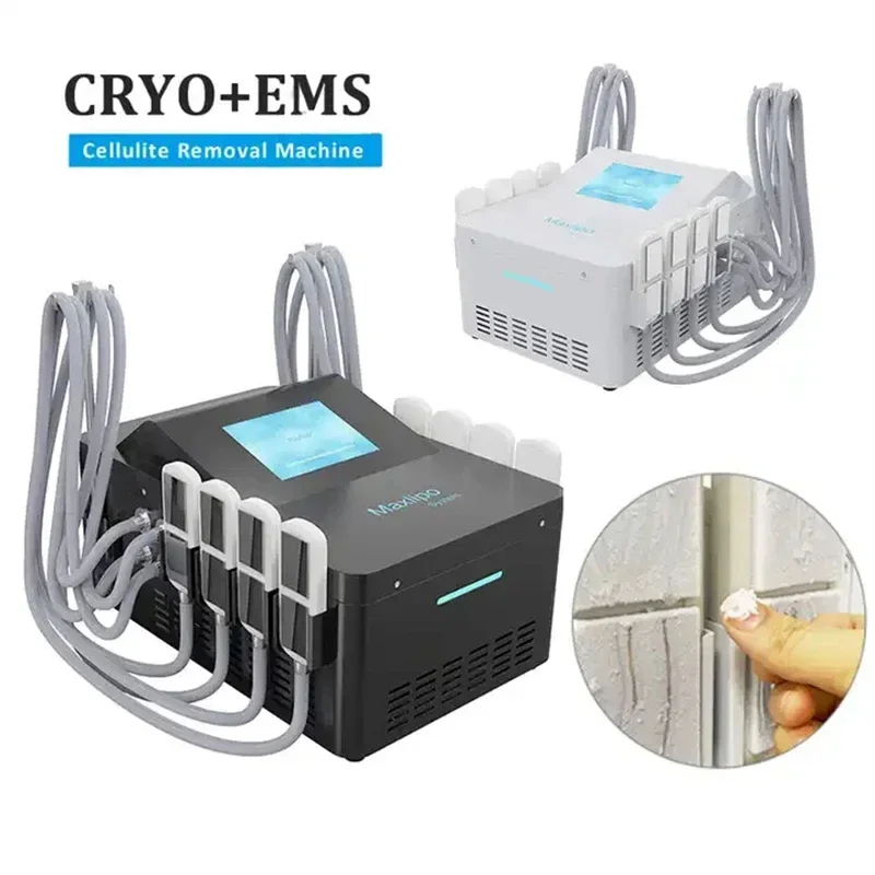 Portable Ems Body Slimming Cryolipolysis Machine Latest Cryo Plate Cool Body Sculpting Fat Freeze Salon Massager Device