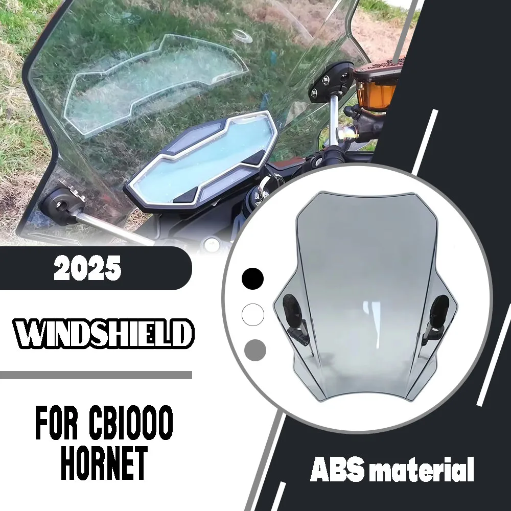 For Honda CB1000 Hornet CB1000 HORNET 2025 Motorcycle Visor Windshield Cover Adjustable Windscreen Fairing Cover Deflector Part