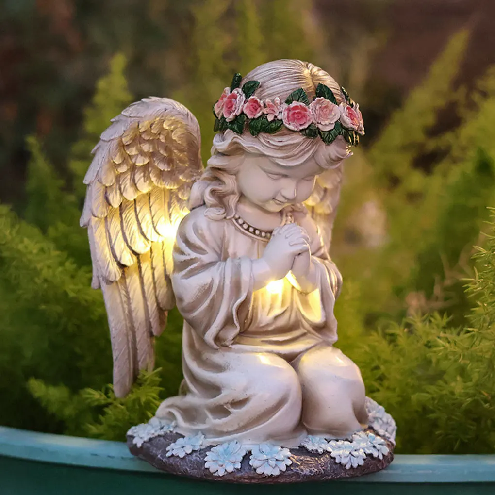 

Little Girl Decorative Garden Ornament Bringing Love And Protection To Garden Home Courtyard Light