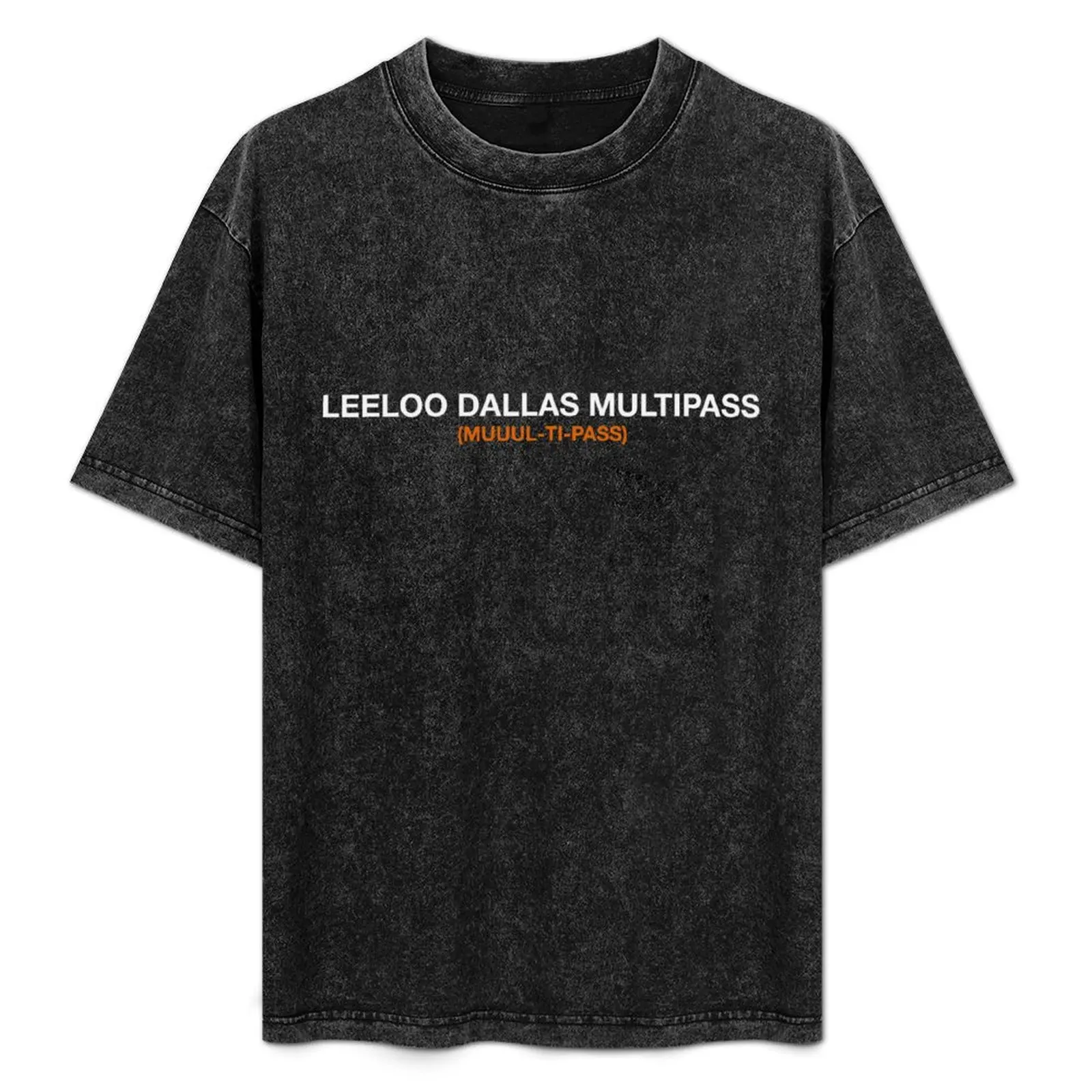 

Leeloo Dallas Multipass - The Fifth Element T-Shirt plus size tops sweat Men's cotton t-shirt