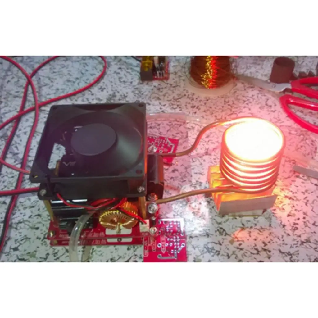 

20A ZVS Индукционная нагревательная плата с обратным ходом, нагреватель, плита + катушка зажигания