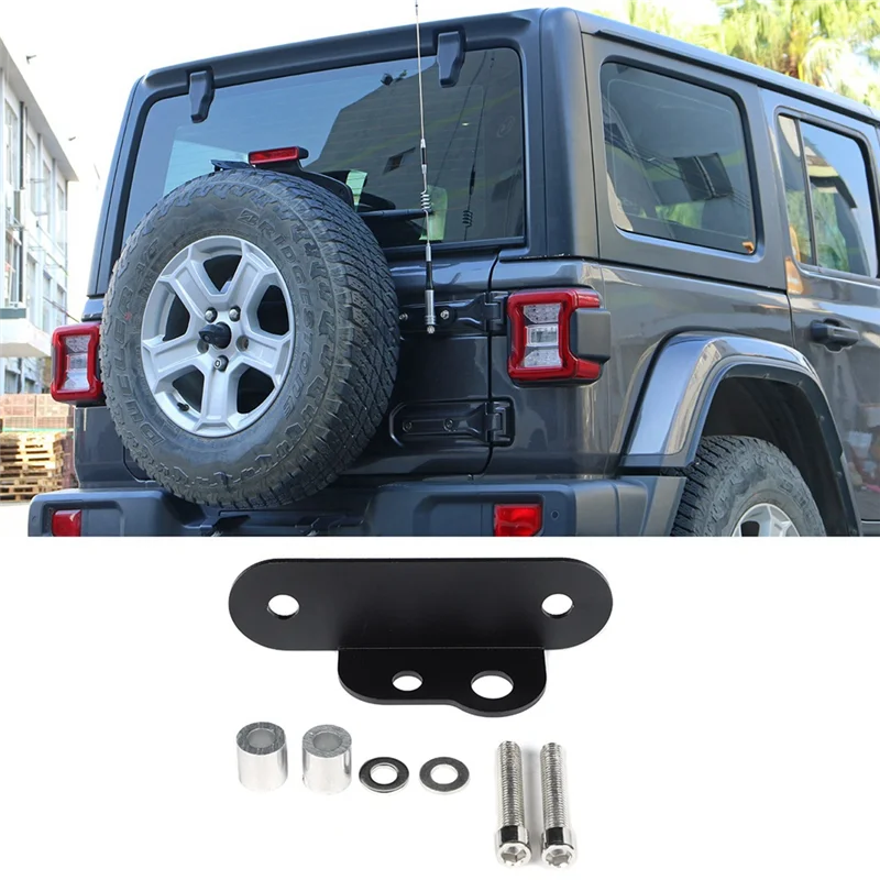 Car Tailgate Rear Door Hinge Antenna Bracket Mount Holder Accessories for Jeep Wrangler JL